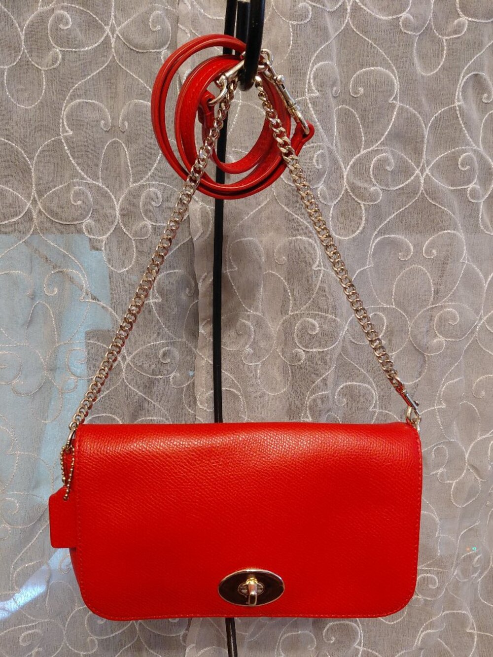 Coach Mini Ruby Red Crossbody